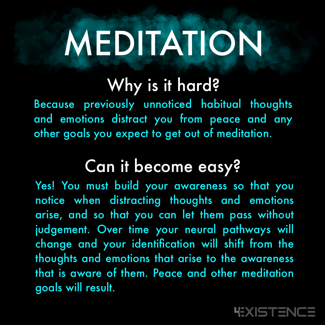 Why Can't I Meditate - Meditation Is Hard